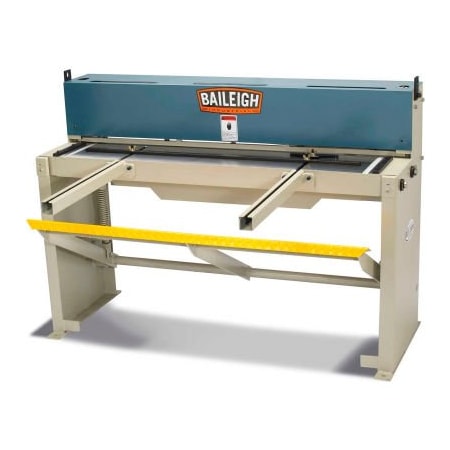 Baileigh Industrial Holdings Baileigh Industrial Heavy Duty Foot Stomp Shear, 52in Length, 16 Gauge Mild Steel Capacity 1007017